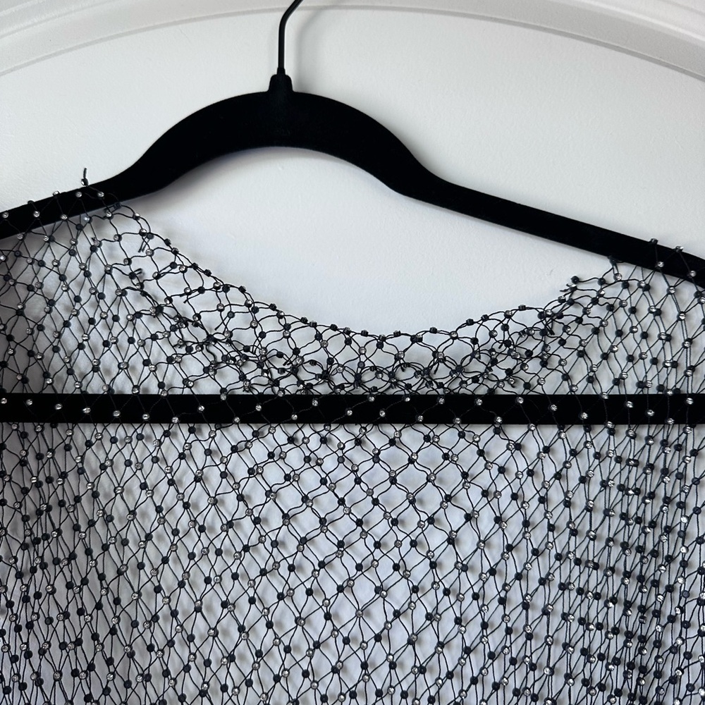 Festival Rhinestone Fish Net Dress - Picture 7 of 8